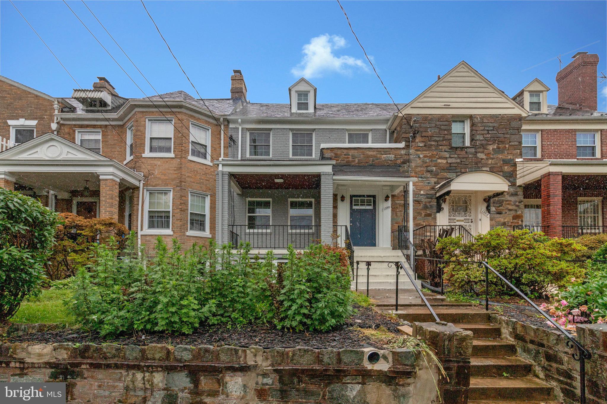 1350 Sheridan Street Northwest Washington, DC 20011 - Photo 3 of 55 a front view of a residential houses