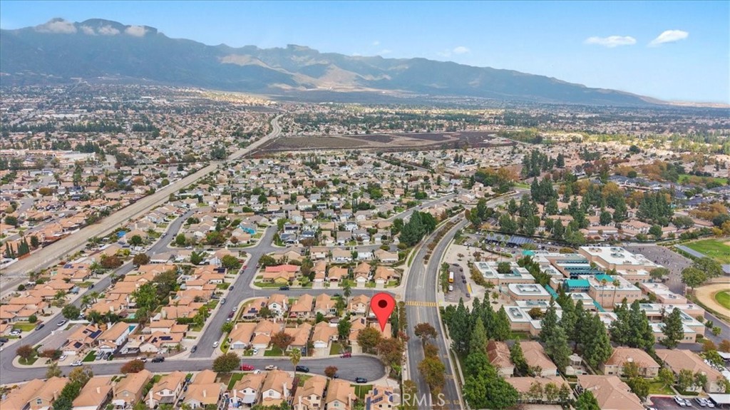 10720 Springfield Drive Rancho Cucamonga, CA 91730 - Photo 31 of 35 an aerial view of residential houses with city view
