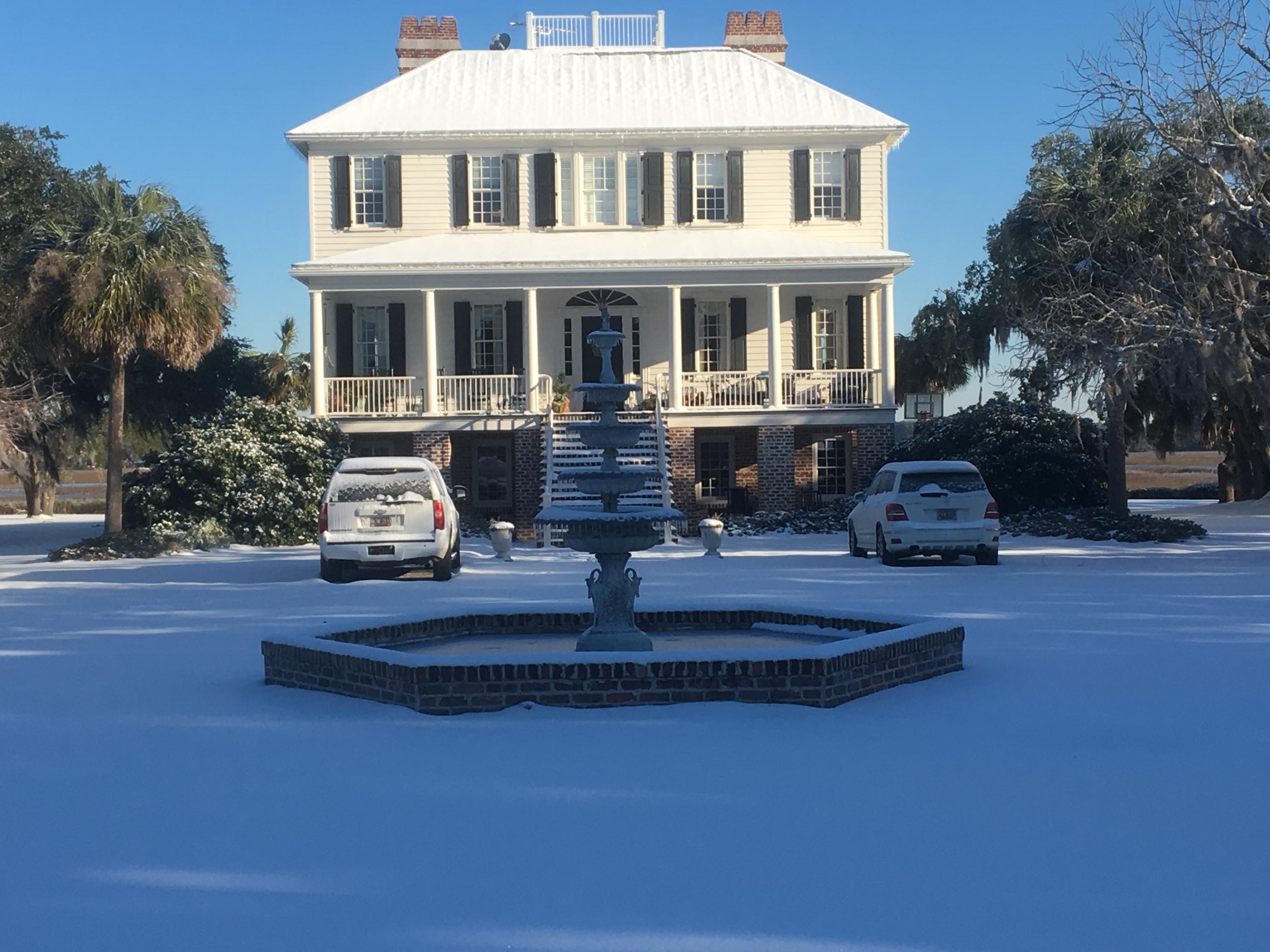 7845 Brick House Road Edisto Island, SC 29438 - Photo 68 of 69 Cedar Hall in snow (1)