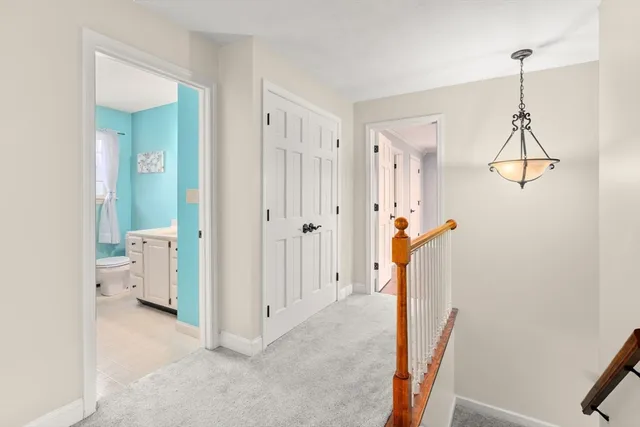 a view of an entryway with white walls