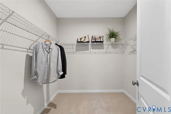 a view of walk in closet