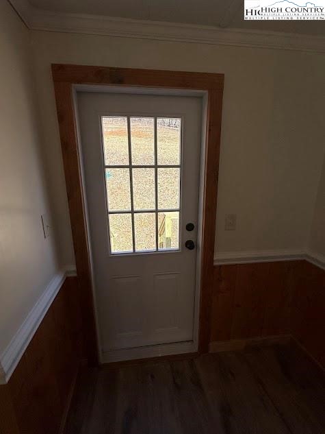 388 Monroe Miller Road Lansing, NC 28643 - Photo 14 of 34 a view of an empty room with wooden floor and a window