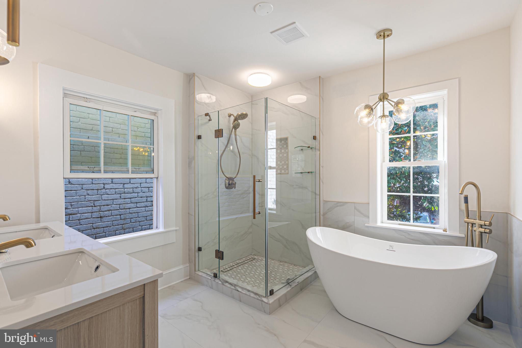 211 3rd Street Southeast Washington, DC 20003 - Photo 16 of 26 Renovated Primary Bath