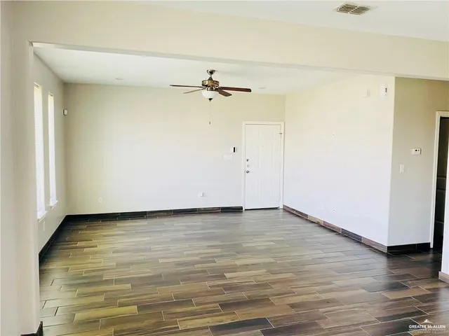 wooden floor in an empty room
