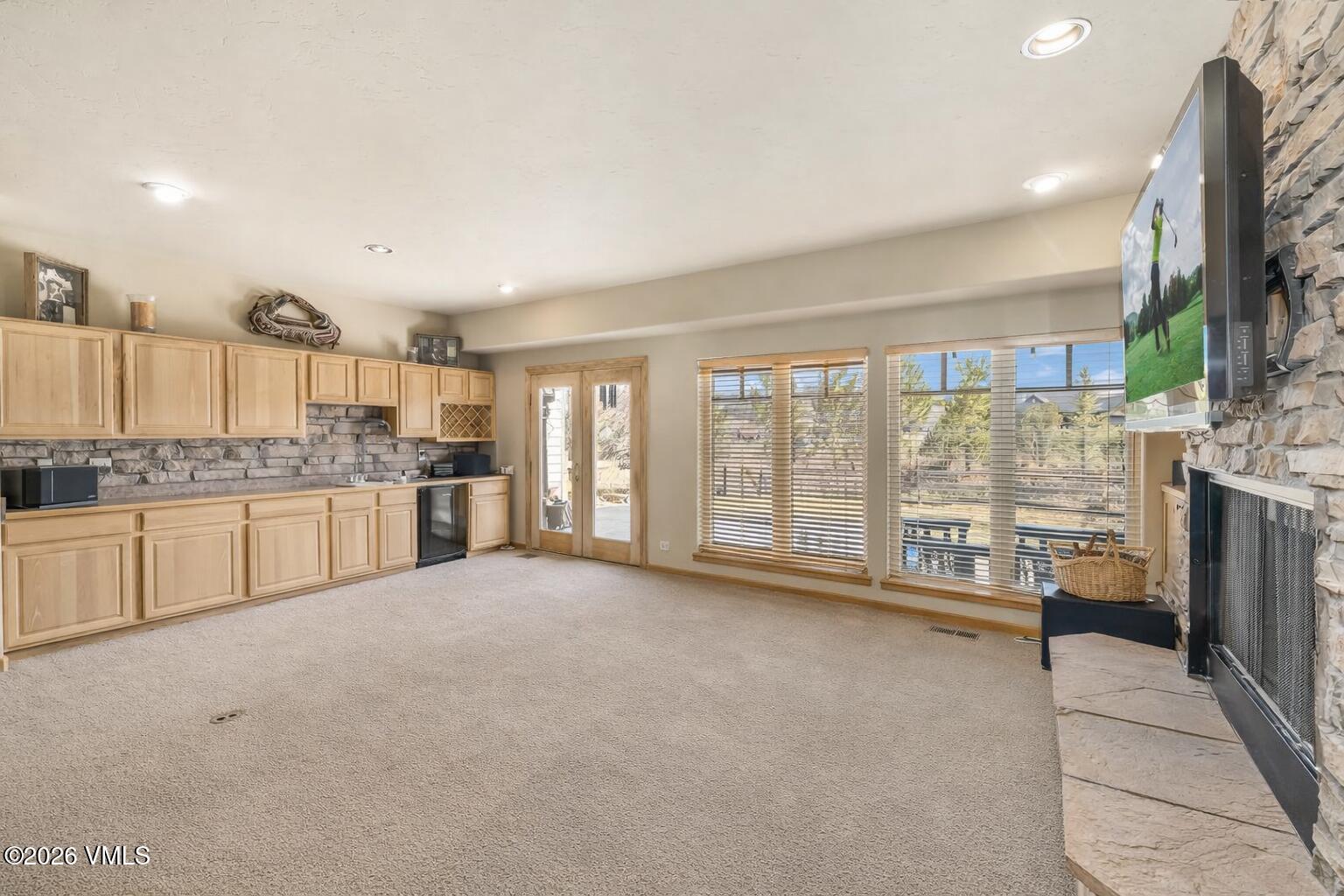 111 East Double Hitch Eagle, CO 81631 - Photo 17 of 38 a large white kitchen with a large window and counter space