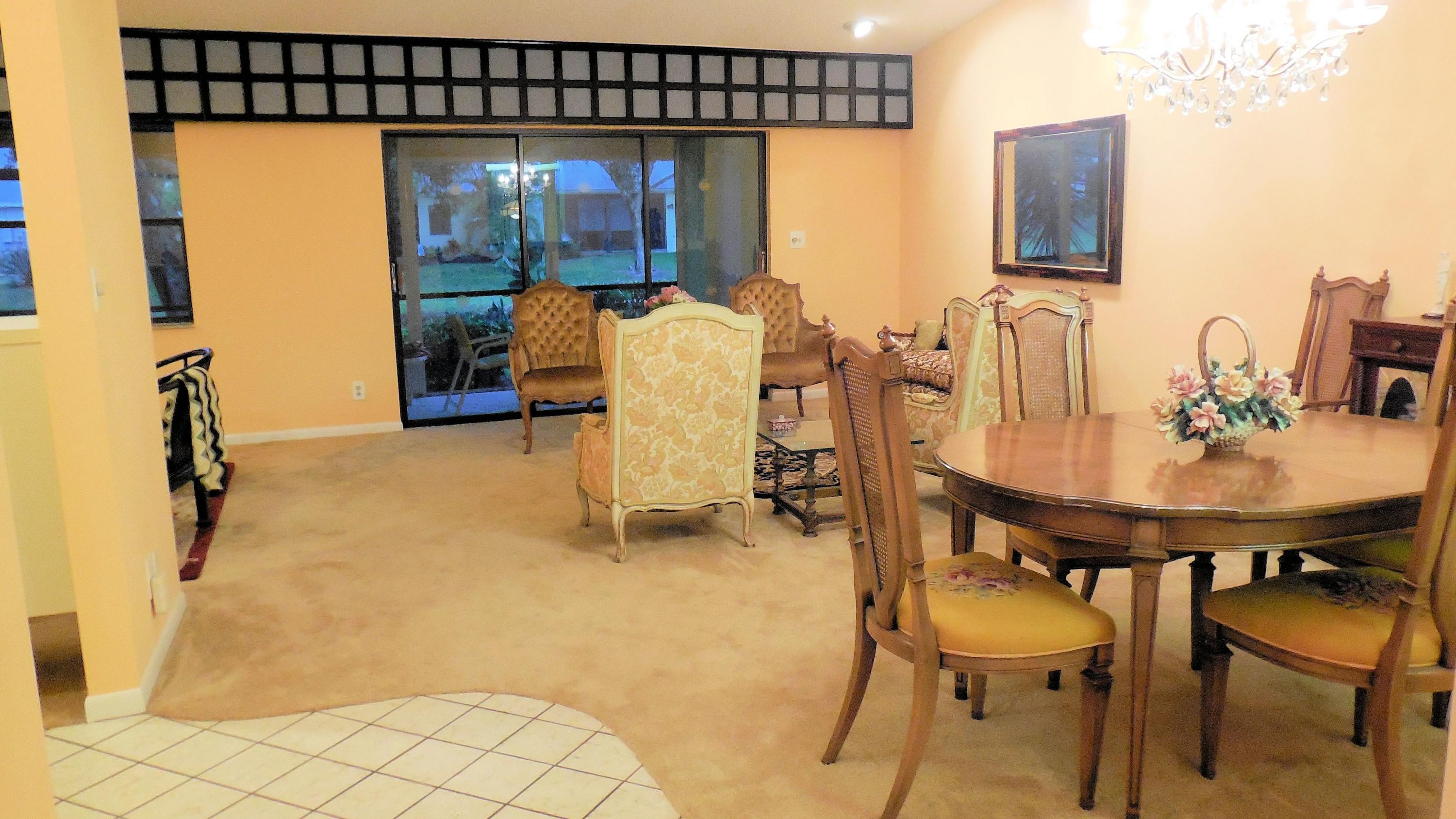 10979 Water Oak Manor Boca Raton, FL 33498 - Photo 3 of 27 DINING ROOM LIVING ROOM