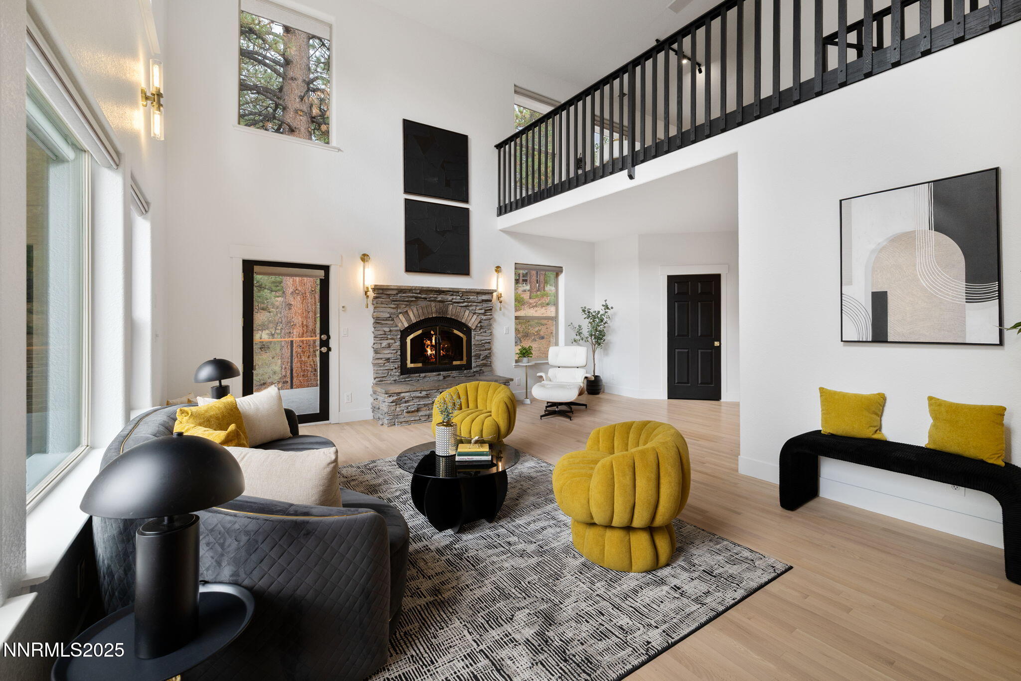 16435 Snow Flower Drive Reno, NV 89511 - Photo 2 of 48 a living room with furniture fireplace and a window