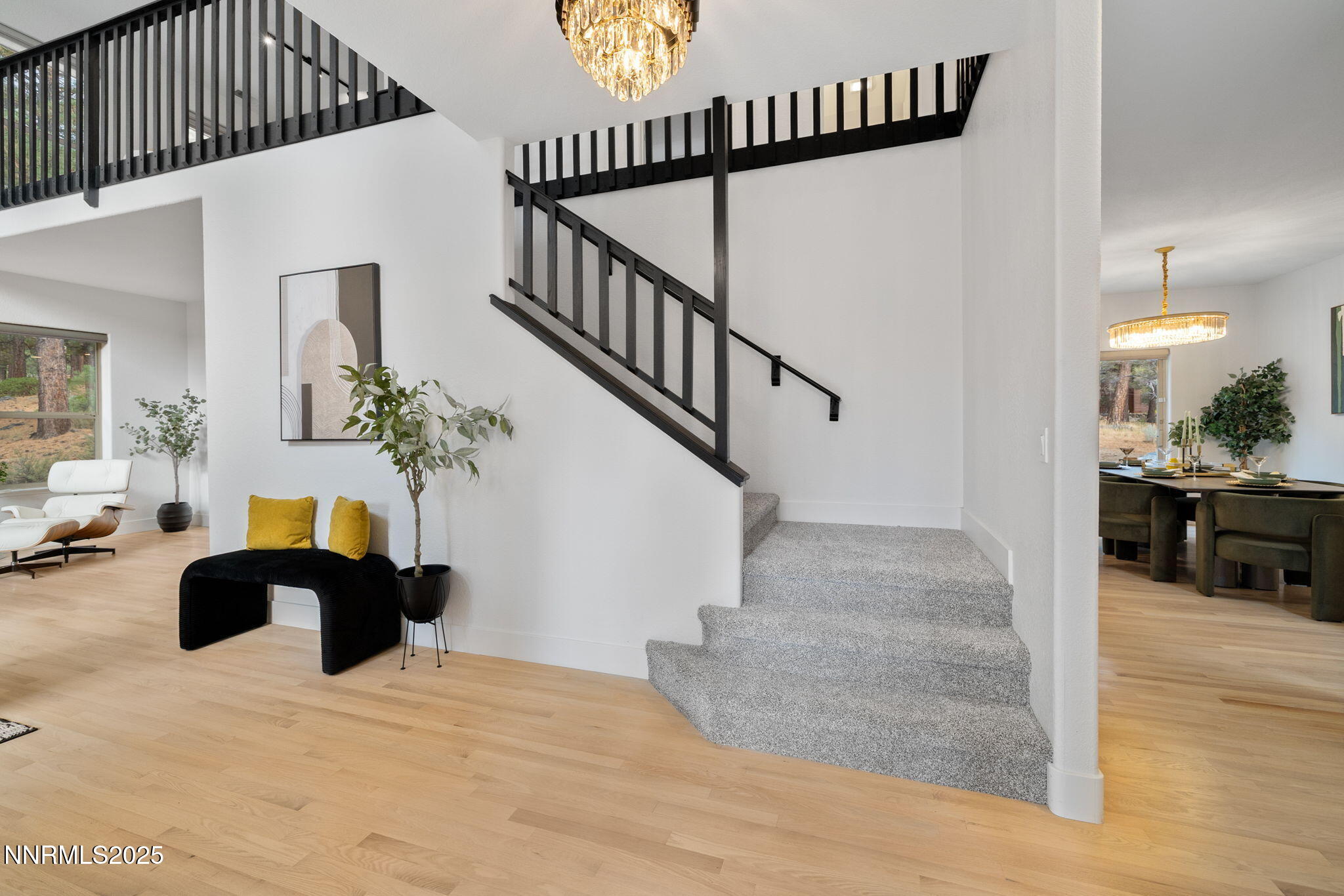 16435 Snow Flower Drive Reno, NV 89511 - Photo 4 of 48 a view of entryway and hall with wooden floor