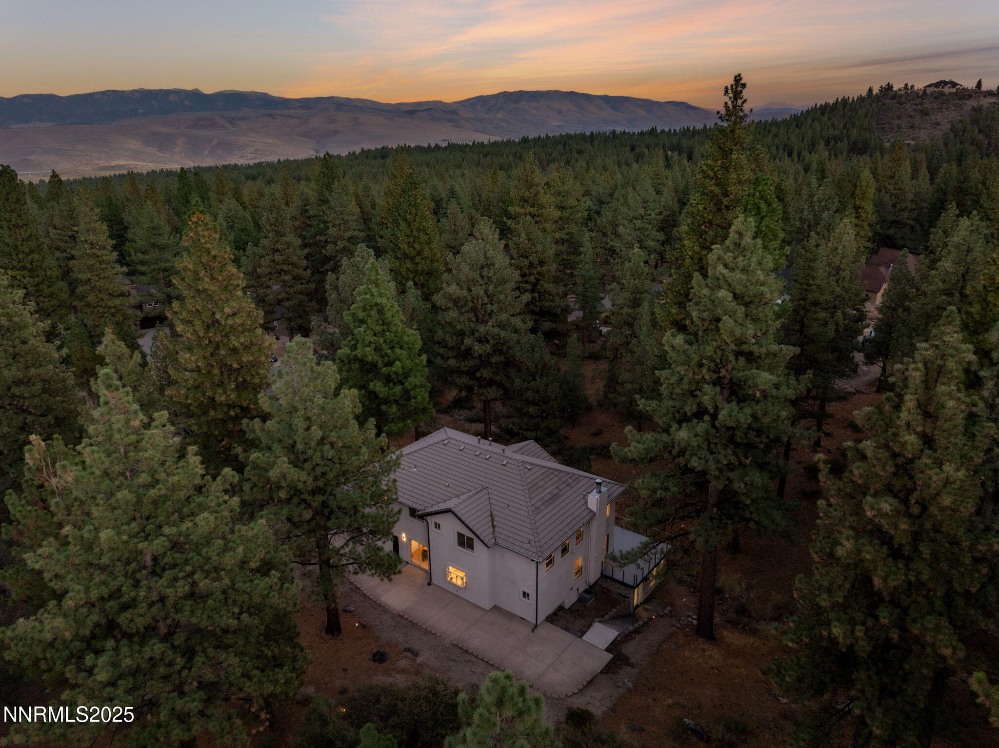 16435 Snow Flower Drive Reno, NV 89511 - Photo 44 of 48 an aerial view of a house with mountain view