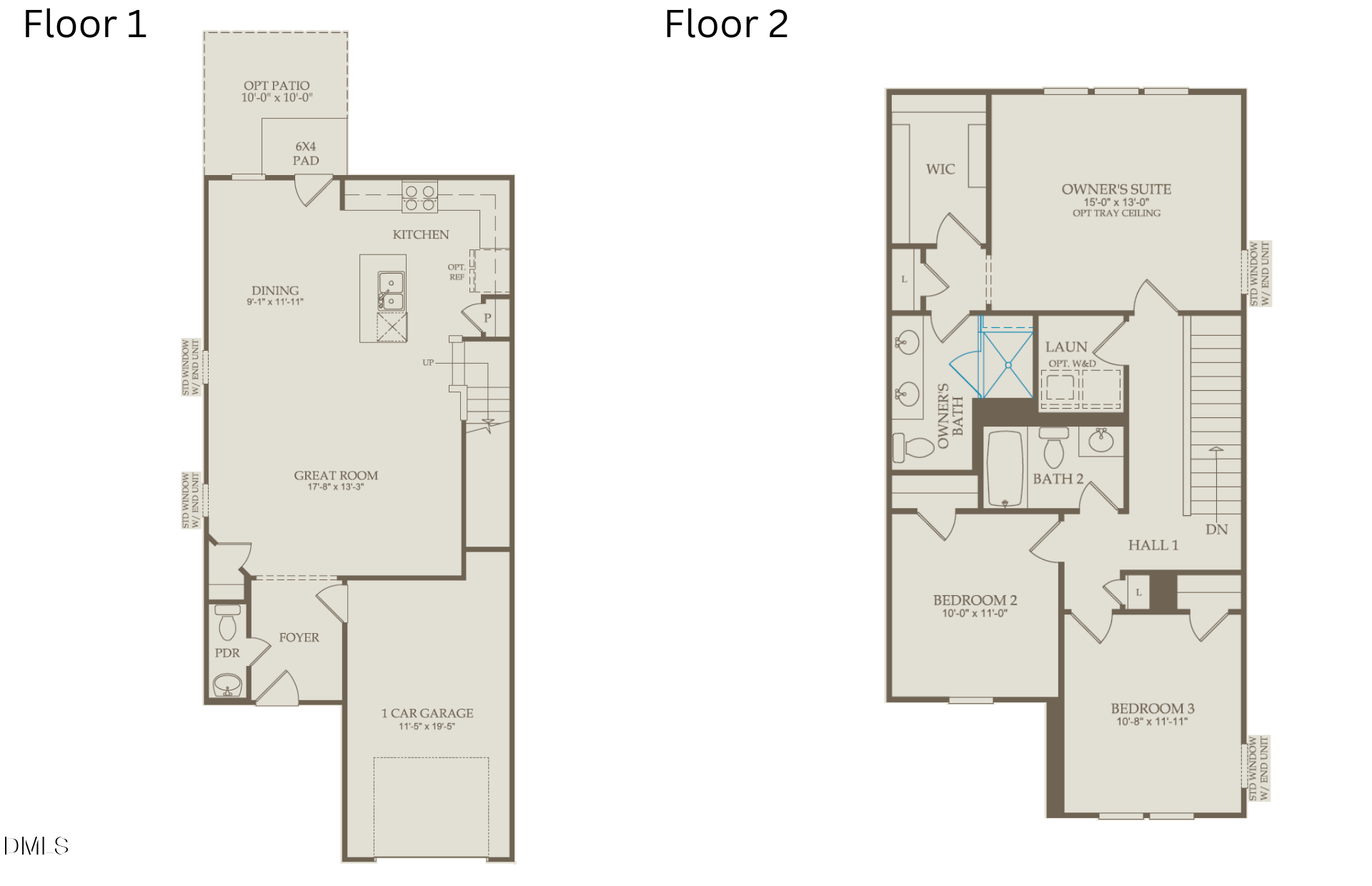 3034 Hammer Creek Road Durham, NC 27704 - Photo 19 of 19 a picture of floor plan