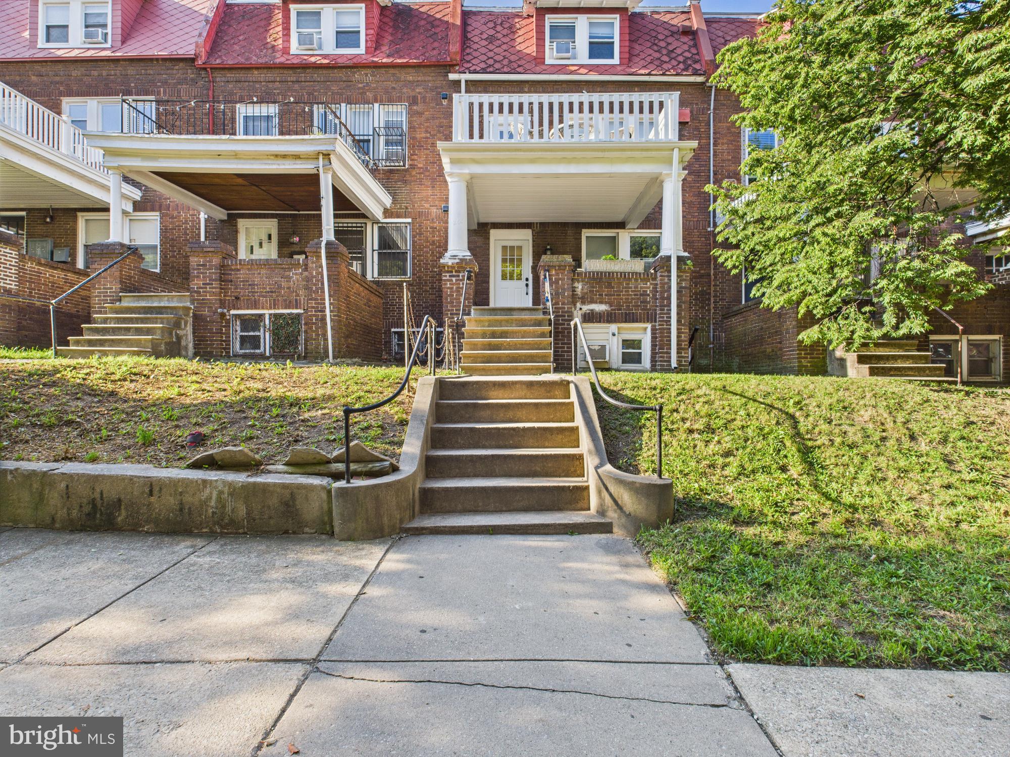 a view of a pathway of a building