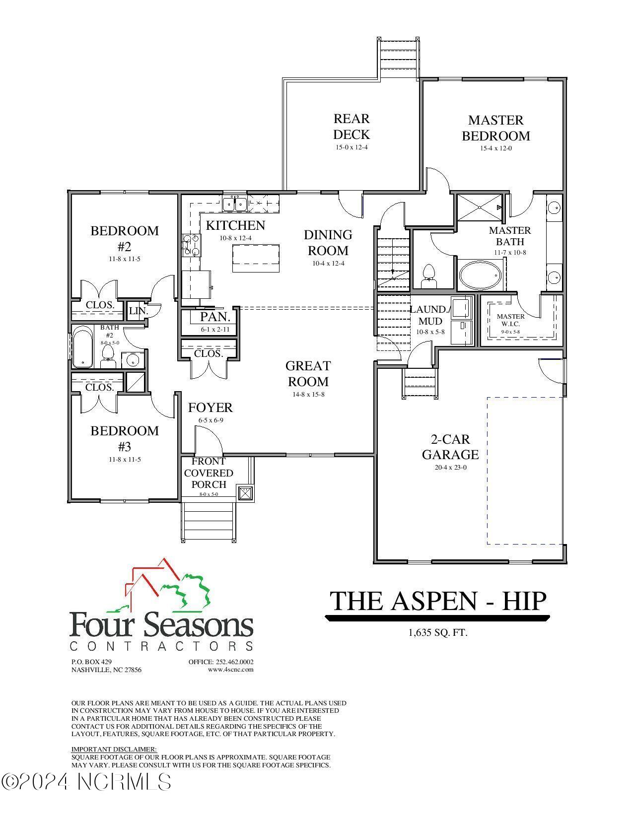 7270 Twin Pines Rd Spring Spring Hope, NC 27882 - Photo 50 of 51 The Aspen Hip Marketing First Floor