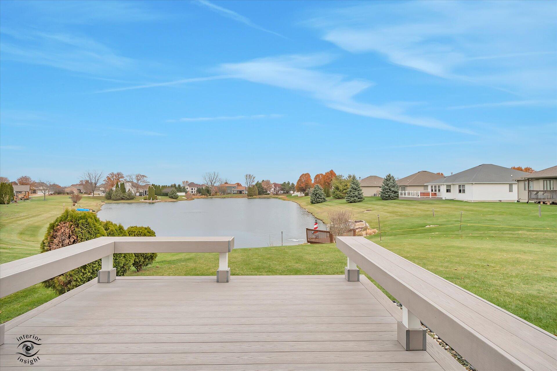 7646 Amanda's Way Crown Point, IN 46307 - Photo 22 of 26 a view of a lake with a ocean view