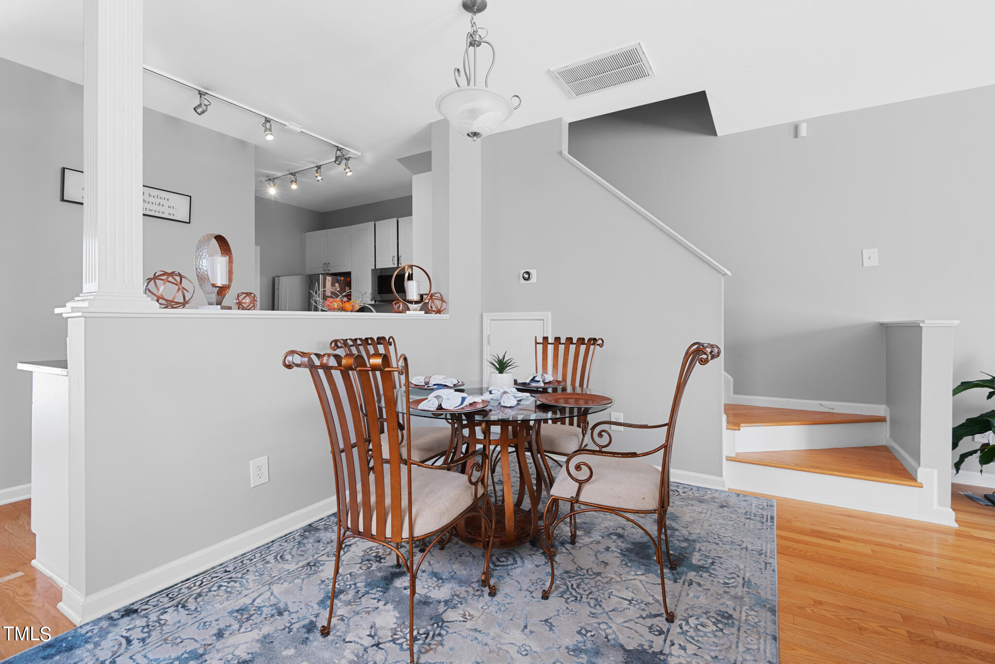 5324 Eagle Trace Drive Raleigh, NC 27604 - Photo 7 of 26 a dining room with furniture and wooden floor