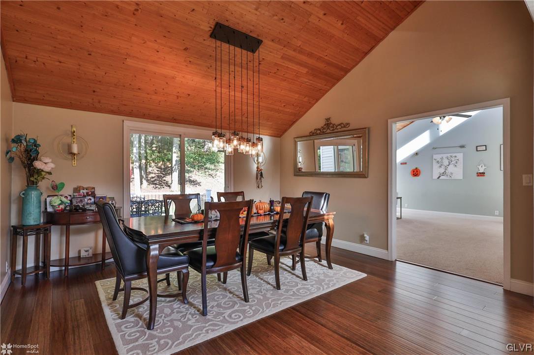 4175 Sherry Hill Road Hellertown, PA 18055 - Photo 21 of 50 a view of a dining room with furniture window and wooden floor