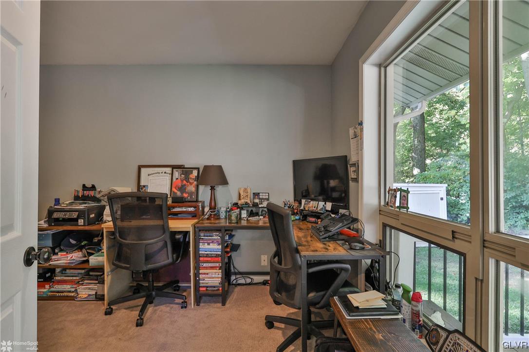 4175 Sherry Hill Road Hellertown, PA 18055 - Photo 27 of 50 a view of a workspace with furniture and a window