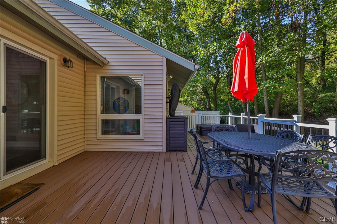 4175 Sherry Hill Road Hellertown, PA 18055 - Photo 47 of 50 a view of a chairs and table in the balcony