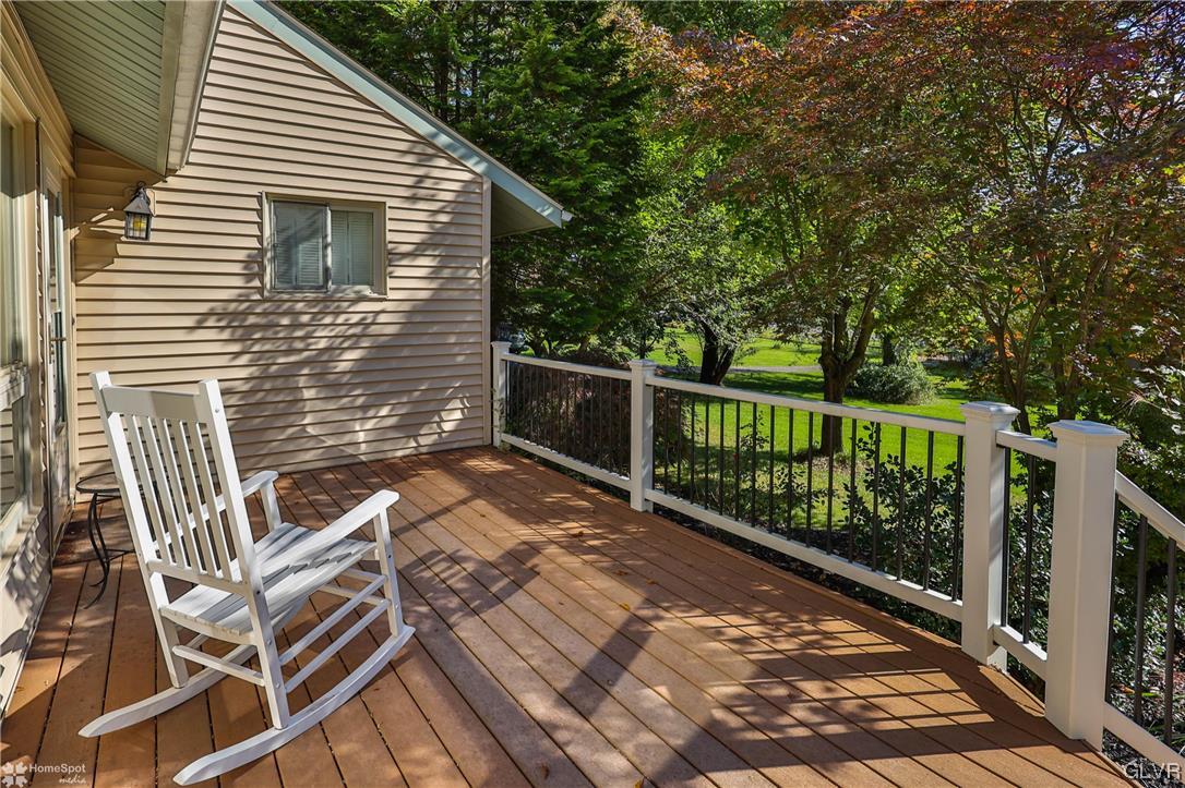 4175 Sherry Hill Road Hellertown, PA 18055 - Photo 9 of 50 a view of a patio with wooden floor