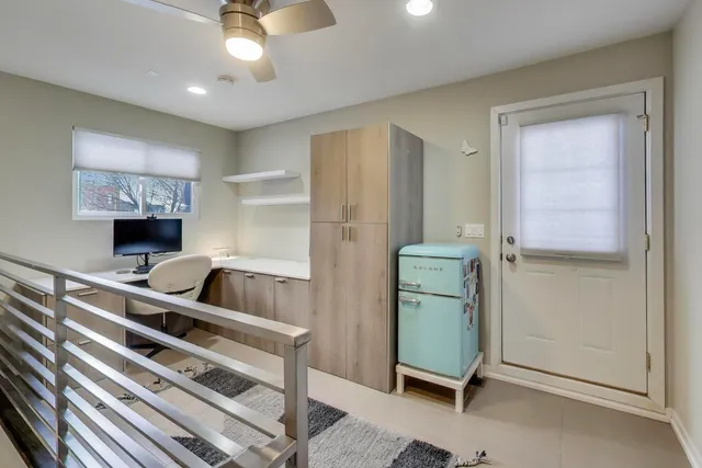 a view of terrace with skyline