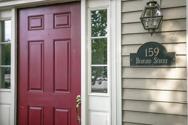 a view of front door