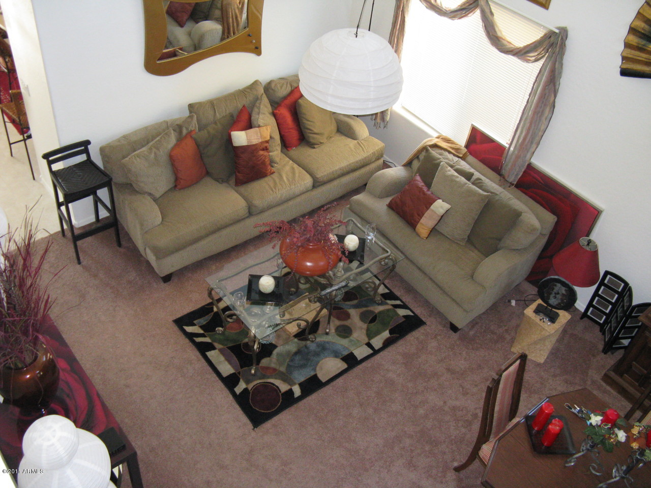 3545 East Crescent Way Gilbert, AZ 85298 - Photo 10 of 18 View of Living Room from Upstairs