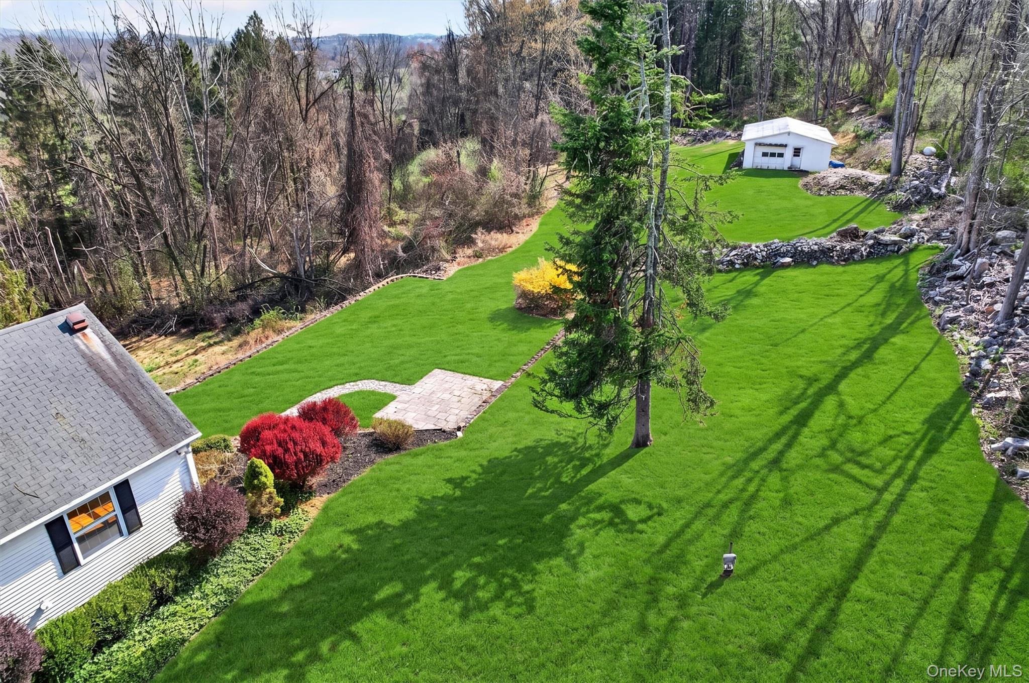 47 Still Road Westtown, NY 10998 - Photo 43 of 49 Aerial view of the side property with an outbuilding.