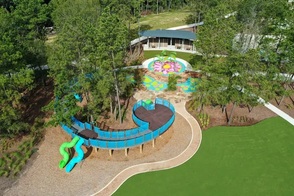 a view of swimming pool with a yard