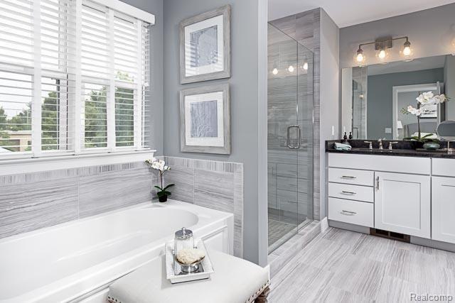 2551 Massoit Road Royal Oak, MI 48073 - Photo 46 of 47 Model home Master bathroom- same floor-plan