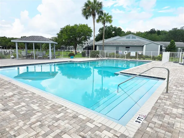 a view of a house with pool