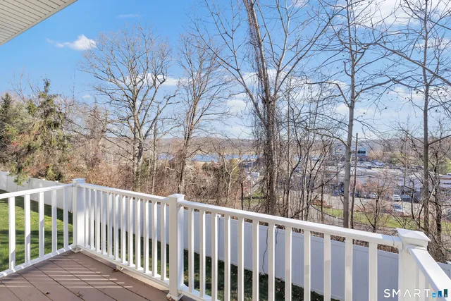 a view of a wooden fence