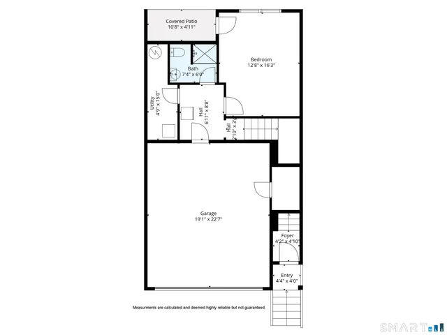 a picture of a bench in the window