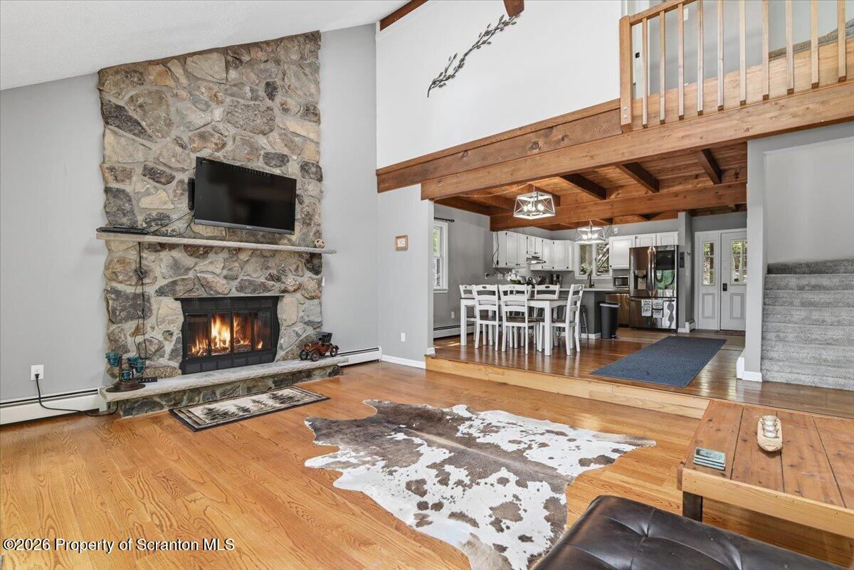 10 Knollwood Road Lake Ariel, PA 18436 - Photo 16 of 60 a living room filled with furniture and a fireplace