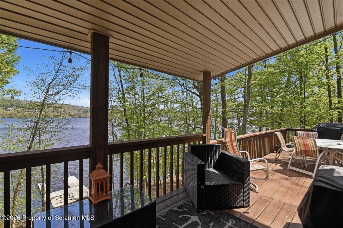 10 Knollwood Road Lake Ariel, PA 18436 - Photo 53 of 60 a view of balcony with couch and chairs