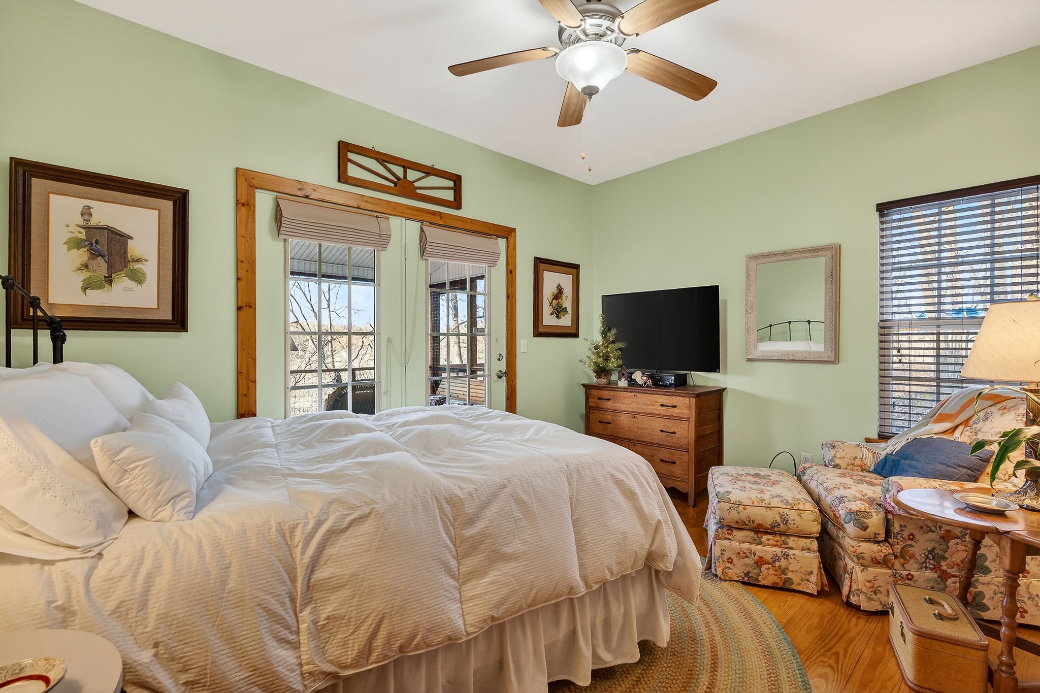 2539 Sparkman Town Road Doyle, TN 38559 - Photo 22 of 54 a bedroom with a bed and a flat screen tv