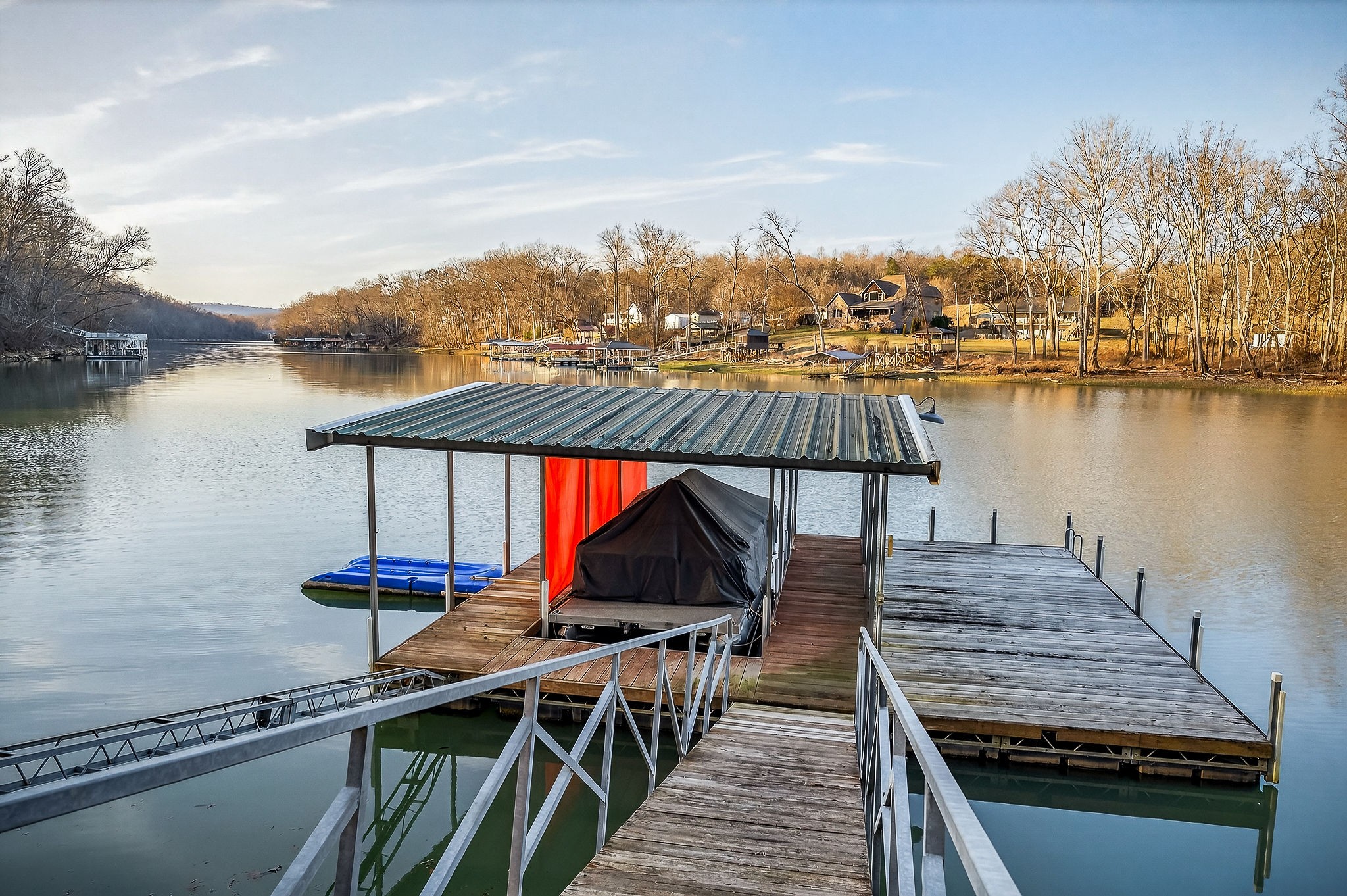 2539 Sparkman Town Road Doyle, TN 38559 - Photo 48 of 54 a view of a balcony with wooden floor and lake view