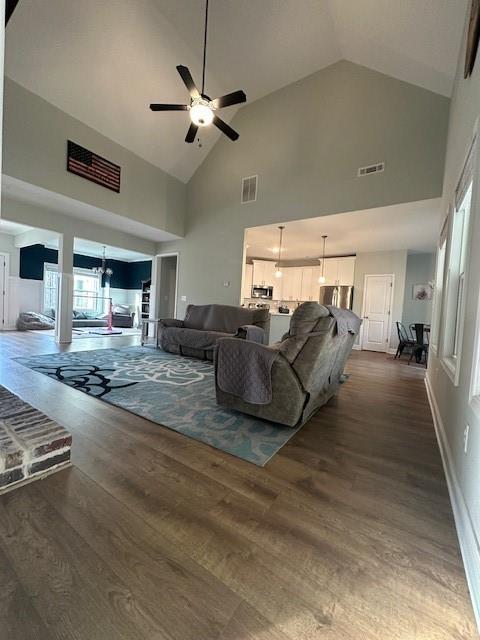 3156 Sweetbriar Drive Villa Rica, GA 30180 - Photo 19 of 39 a living room with furniture and a chandelier