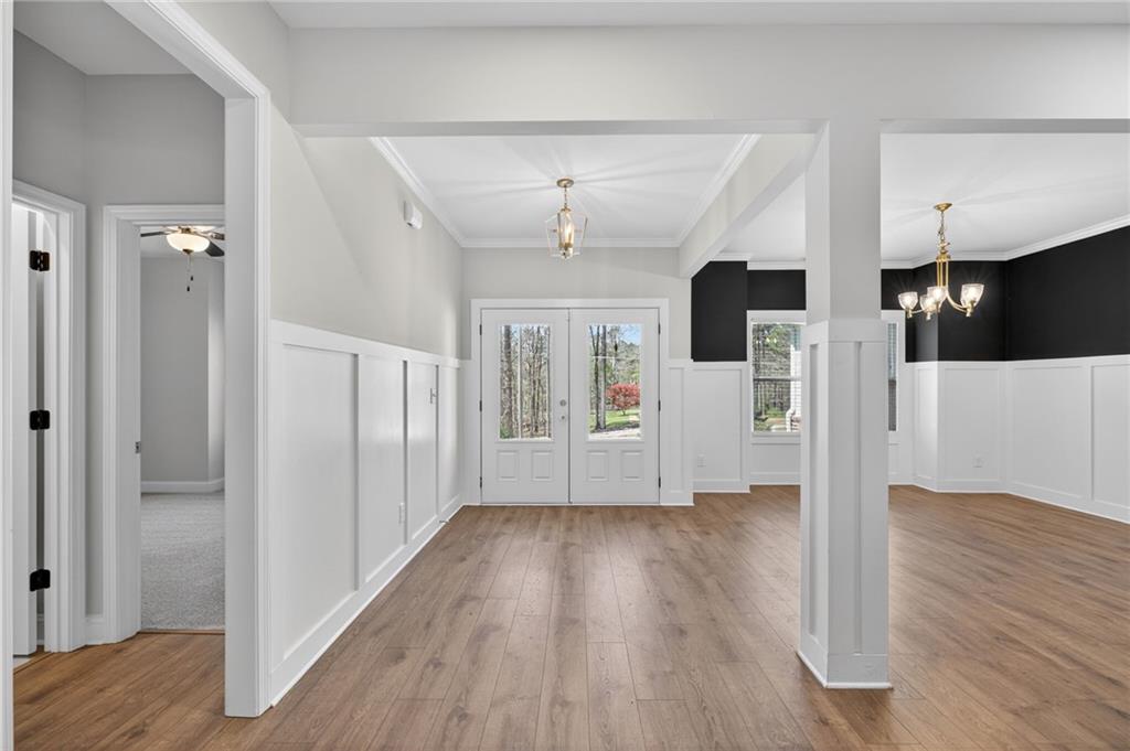 3156 Sweetbriar Drive Villa Rica, GA 30180 - Photo 9 of 45 a view of entryway with wooden floor