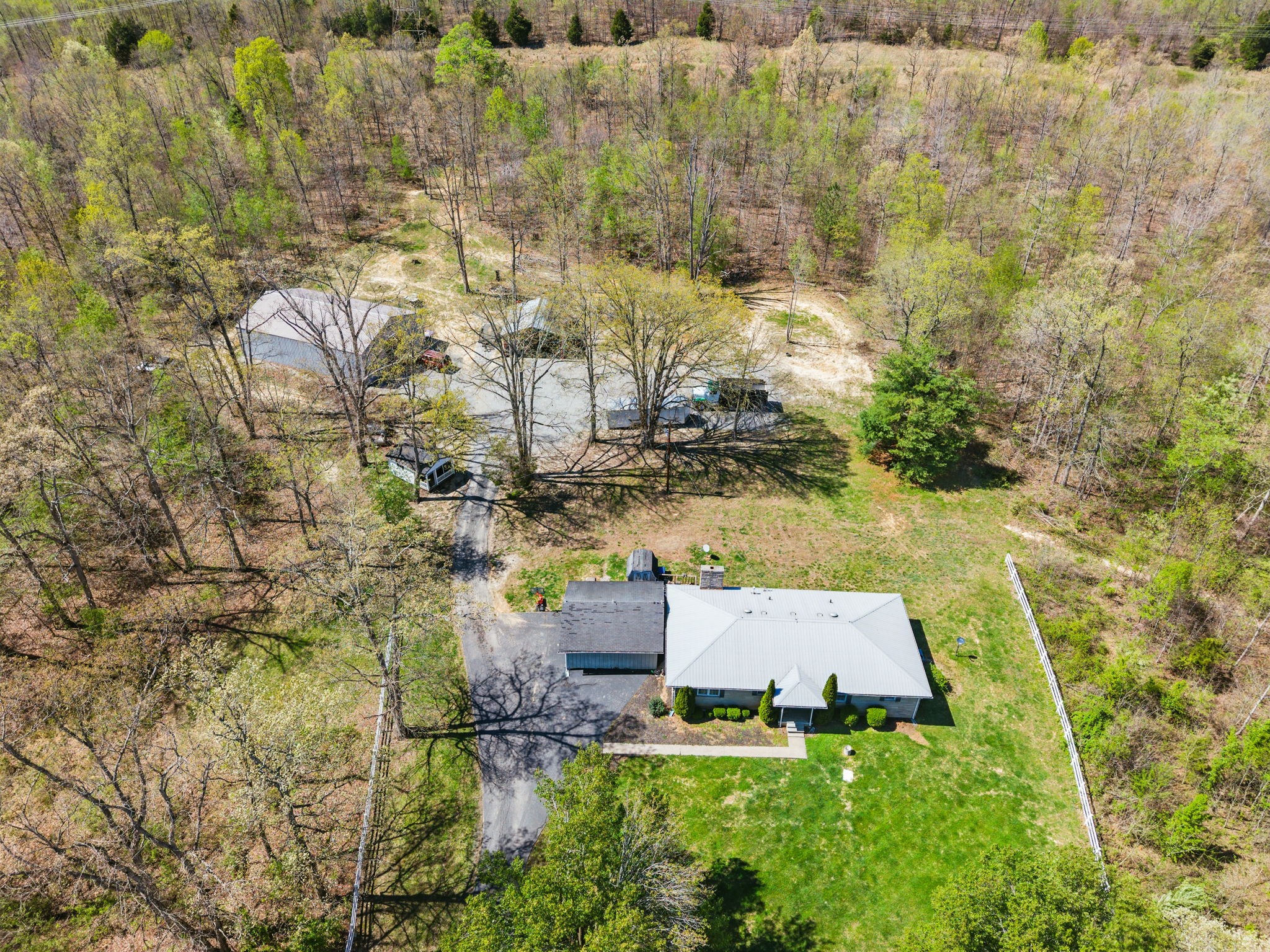 12748 Fruit Hill Red Bridge Road Crofton, KY 42217 - Photo 17 of 29 an aerial view of residential house with outdoor space