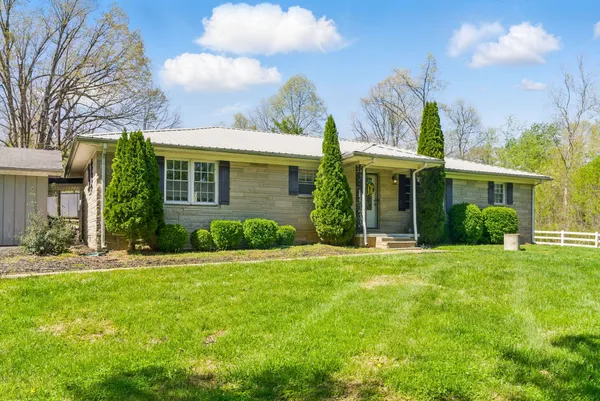 a view of a house with a patio