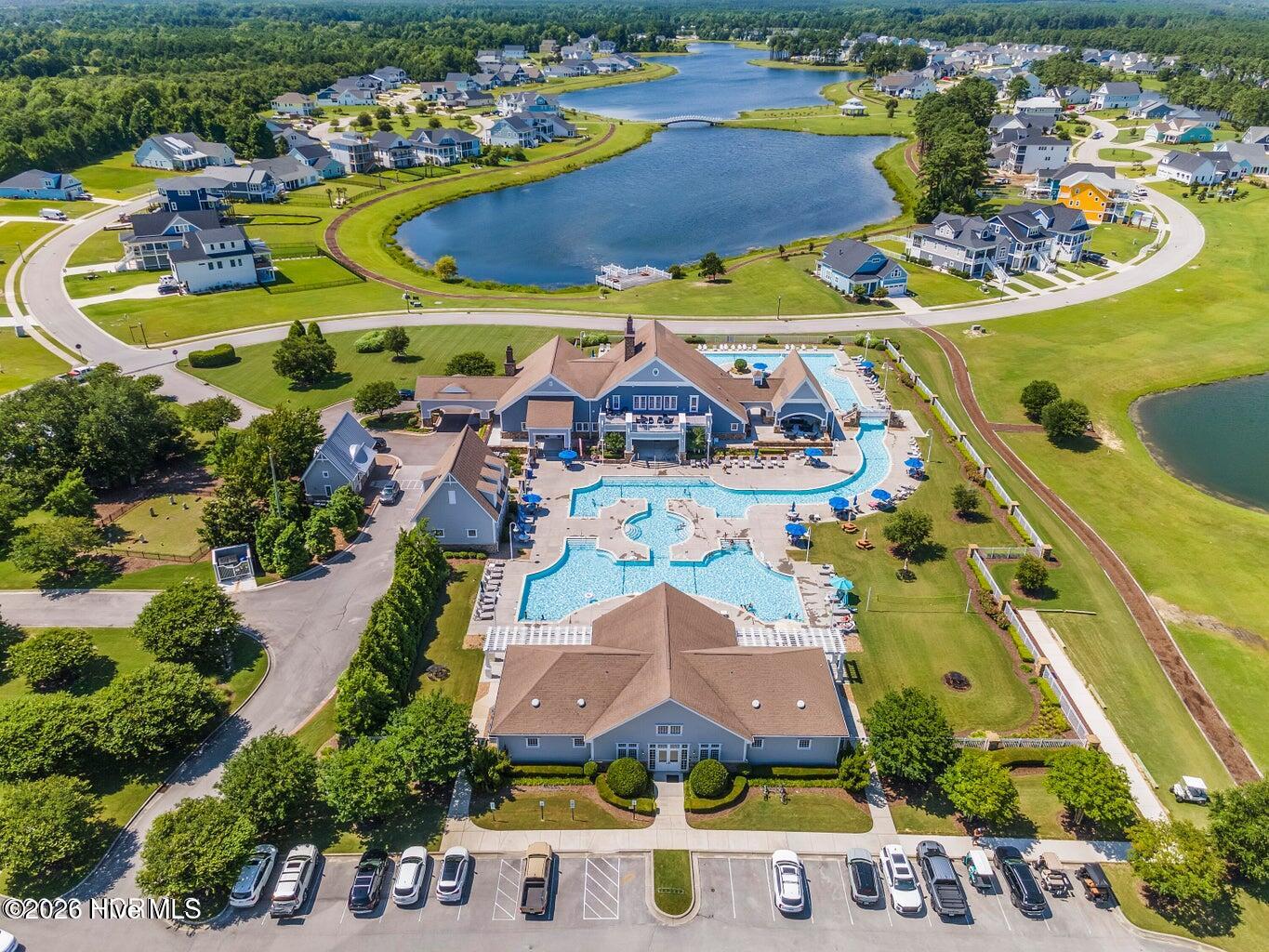 539 Moss Lake Lane Holly Ridge, NC 28445 - Photo 53 of 58 Clubhouse-Aerial View