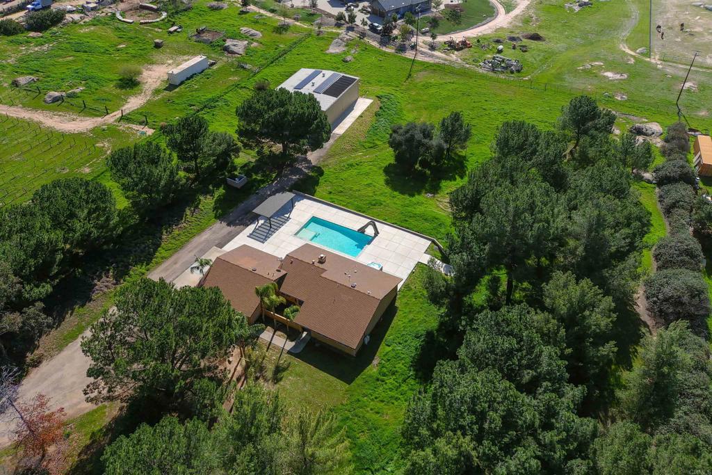 341 Pile Street Ramona, CA 92065 - Photo 44 of 50 an aerial view of a house with yard swimming pool and outdoor seating