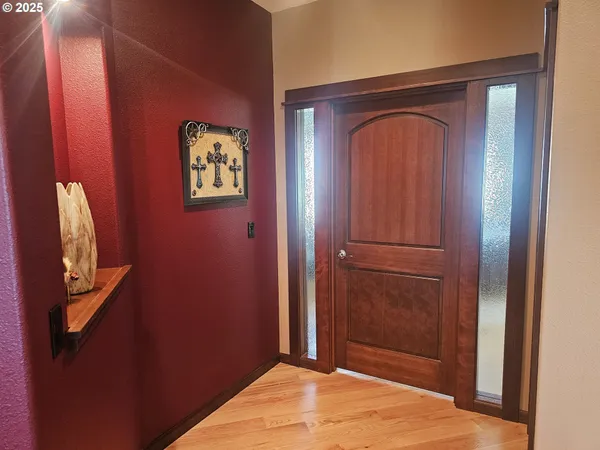 a view of front door