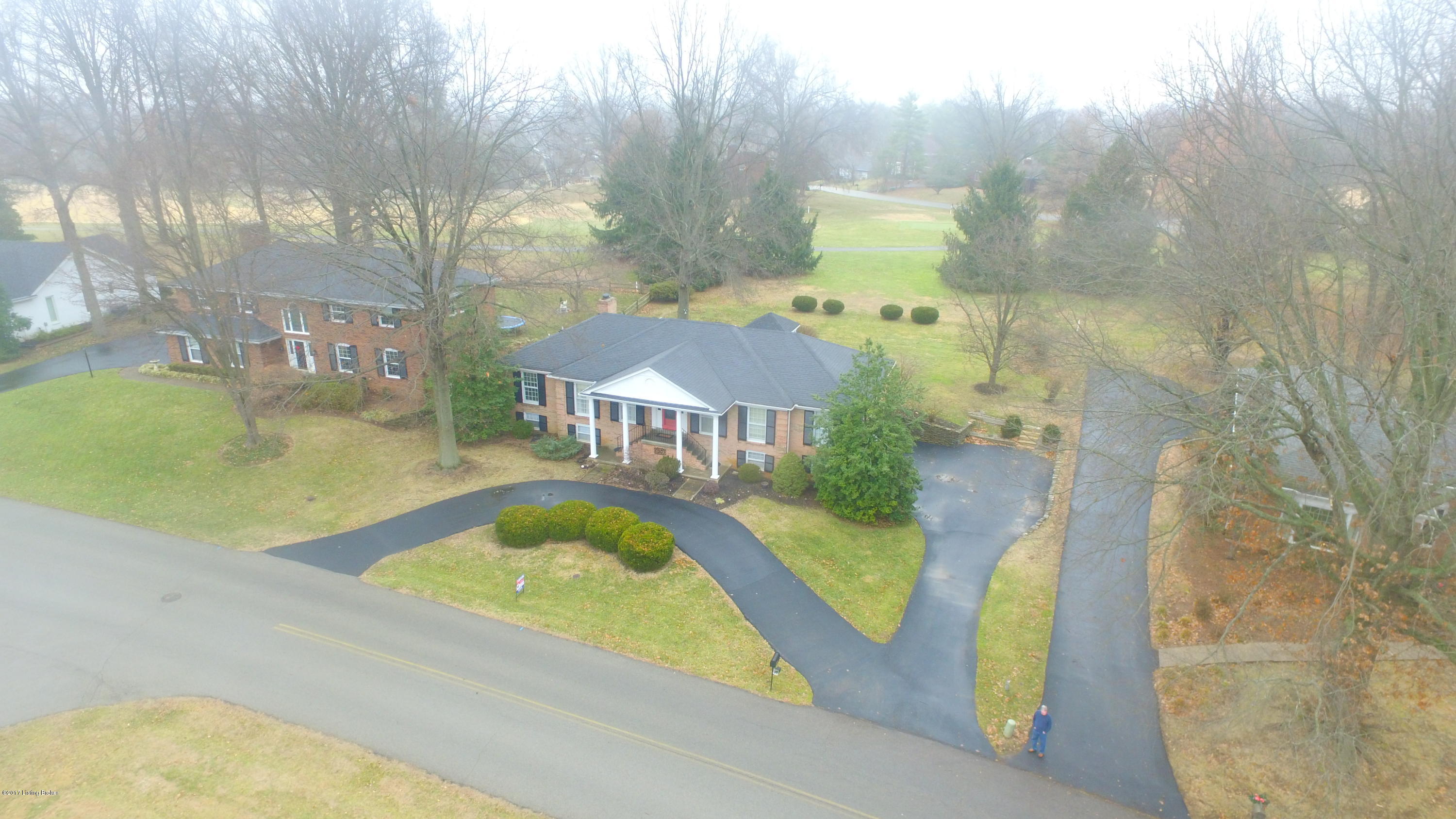 7523 Rockingham Road Prospect, KY 40059 - Photo 27 of 30 Drone shot - Front of house