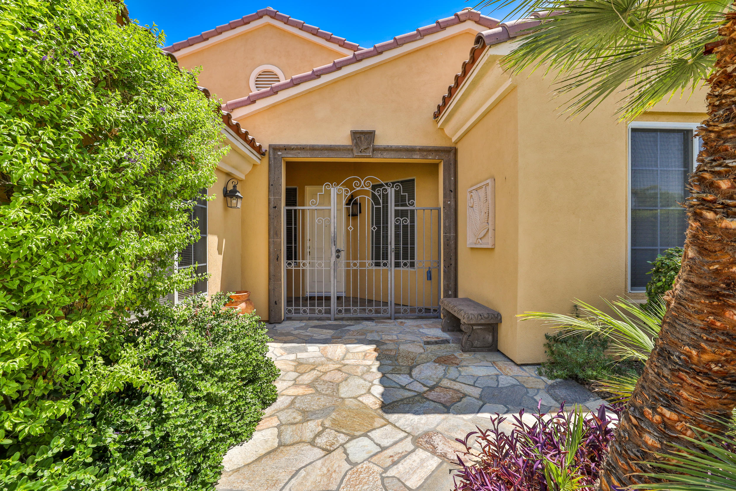 44410 Royal Lytham Drive Indio, CA 92201 - Photo 40 of 72 a view of a back yard of the house
