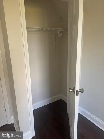 a close view of closet
