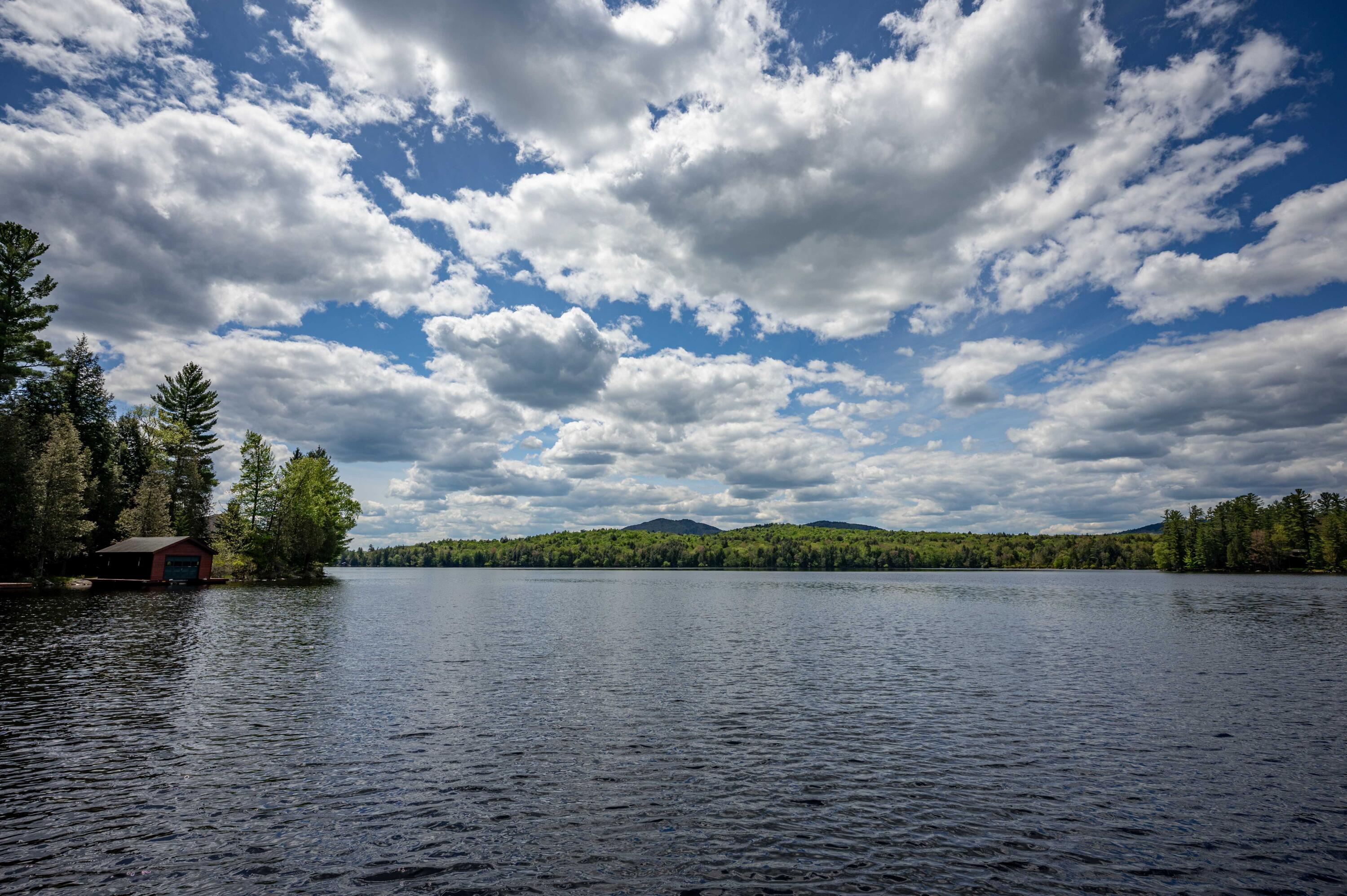 2525 North Point Road Raquette Lake, NY 13436 - Photo 11 of 48 View from the Dock