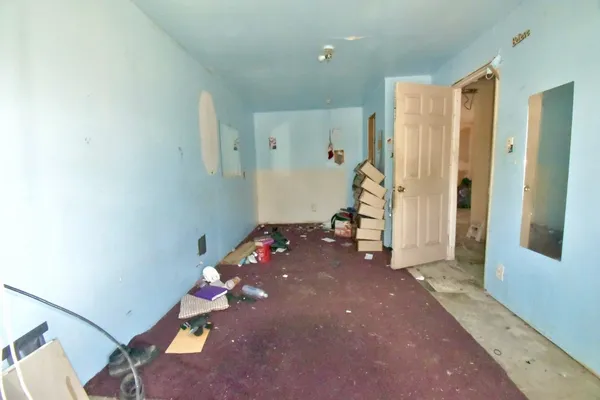 a view of an empty room