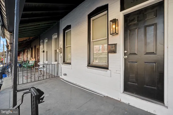 a view of front door and porch
