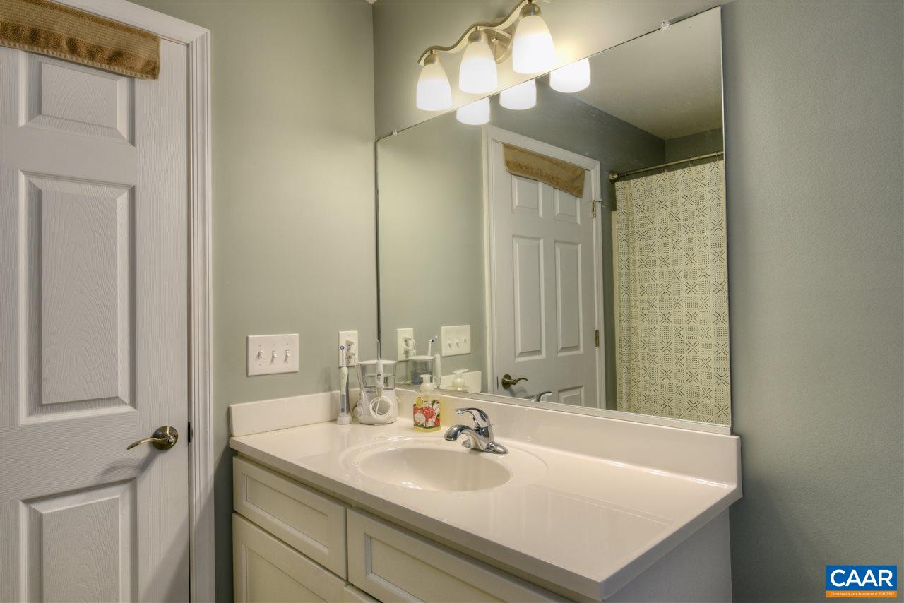 9 Buck Island Road Palmyra, VA 22963 - Photo 17 of 28 a bathroom with a sink a large mirror and a light fixture