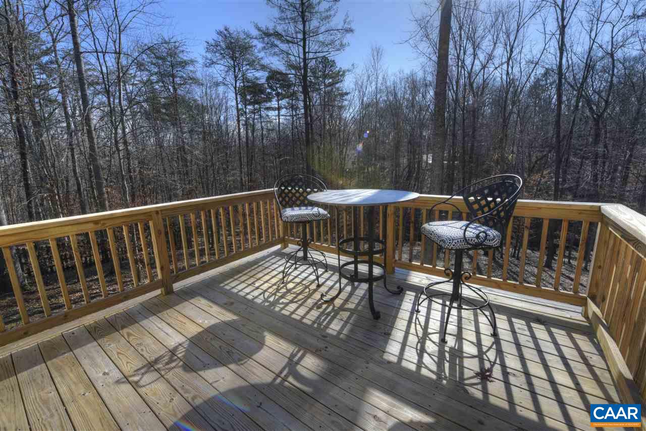 9 Buck Island Road Palmyra, VA 22963 - Photo 5 of 28 a view of a table and chairs on the roof deck